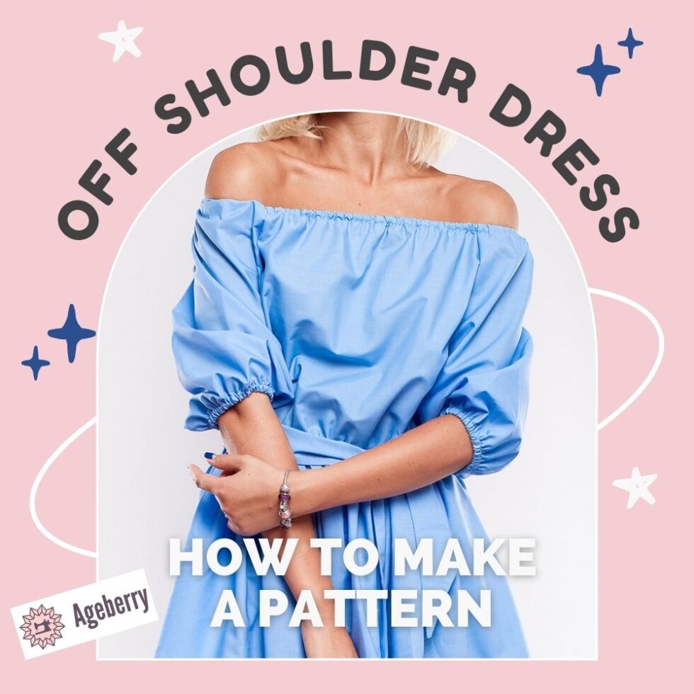 Off Shoulder Dress Pattern Drafting