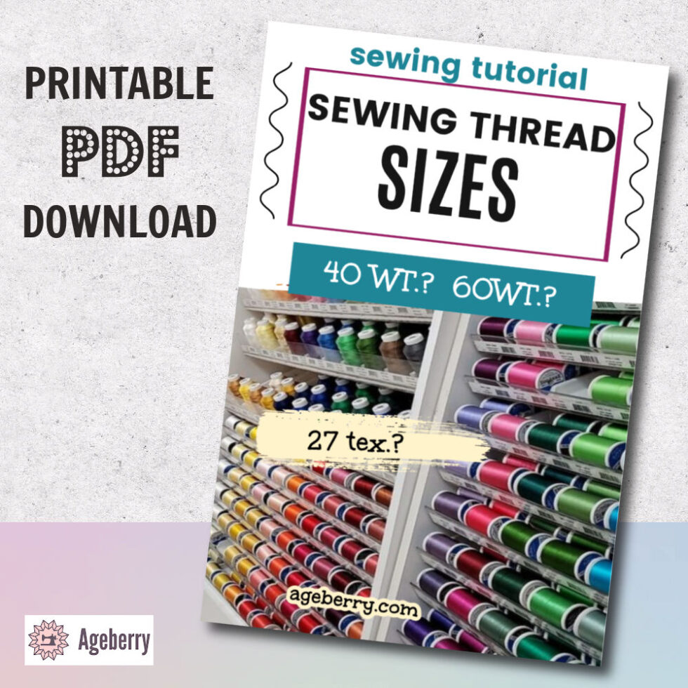Sewing thread sizes and weights and how to choose the right size for
