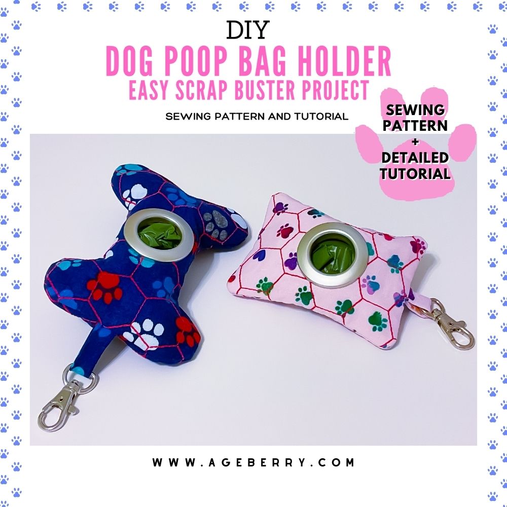 DIY dog poop bag holder PDF