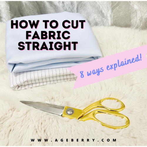 PDF Tutorial and Tips on How to cut fabric straight