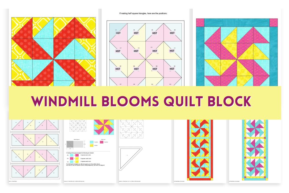 Windmill Bloom Quilt Block