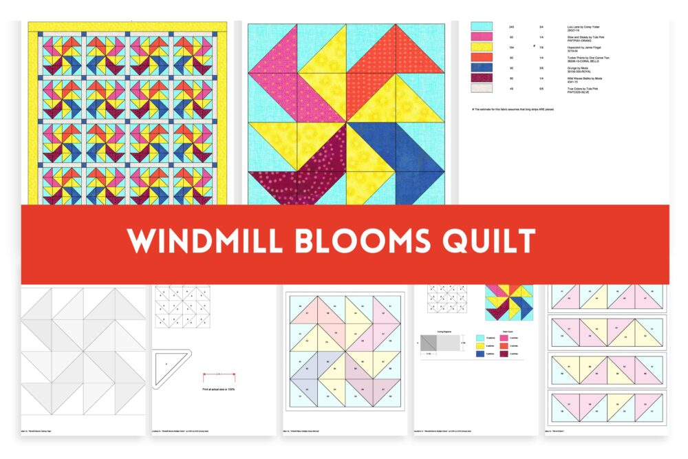 Windmill Blooms Quilt Pattern
