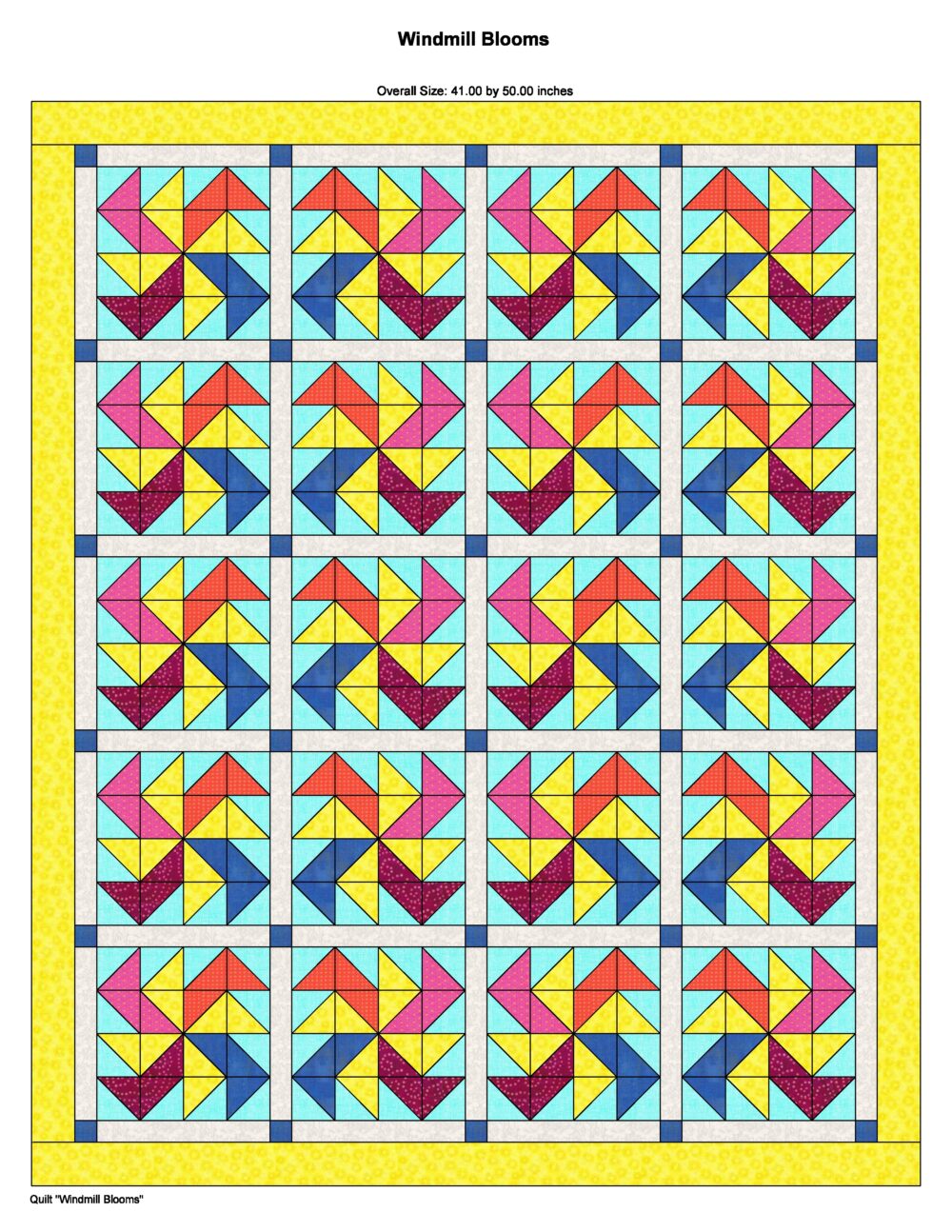 Windmill Bloom Quilt Block - Image 10
