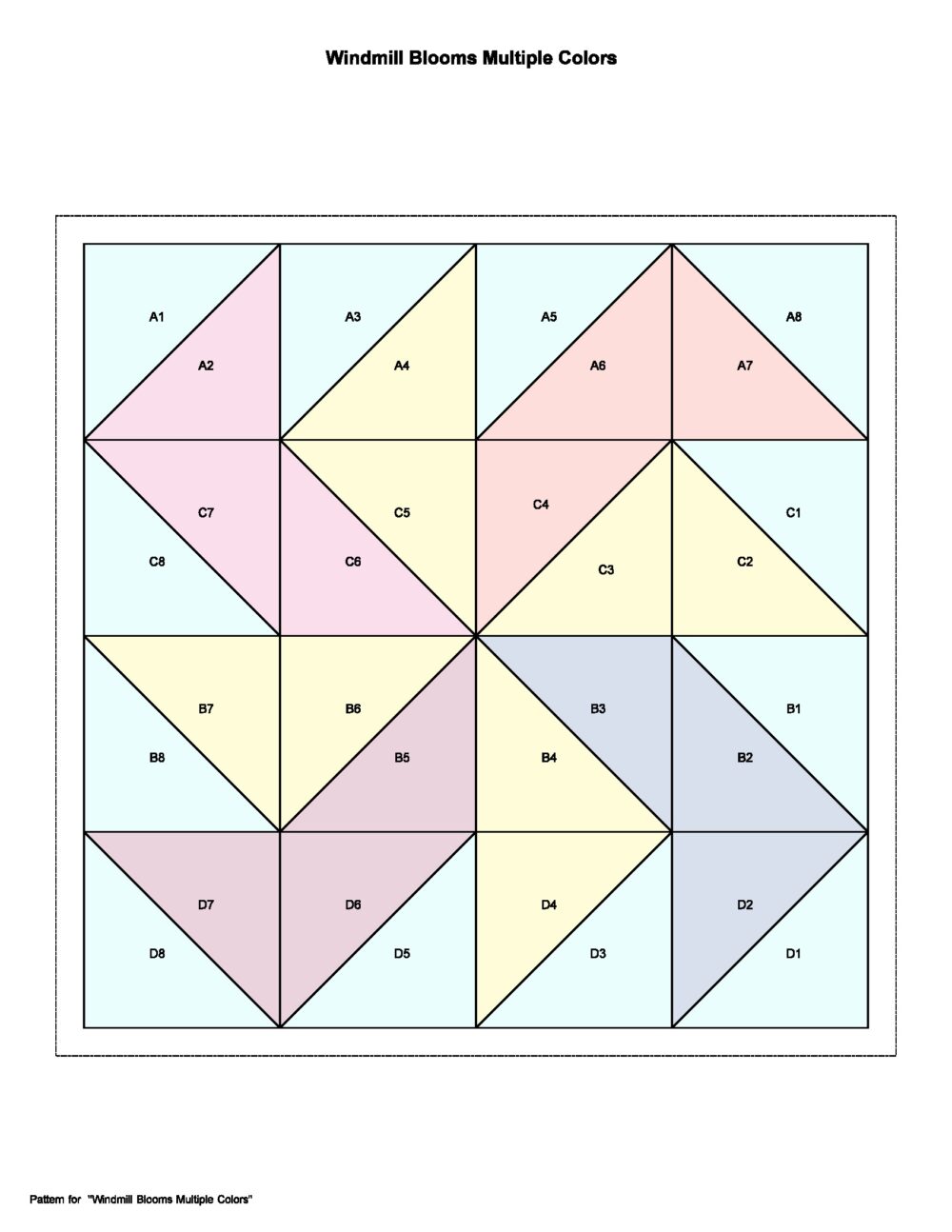 Windmill Blooms Quilt Pattern - Image 3