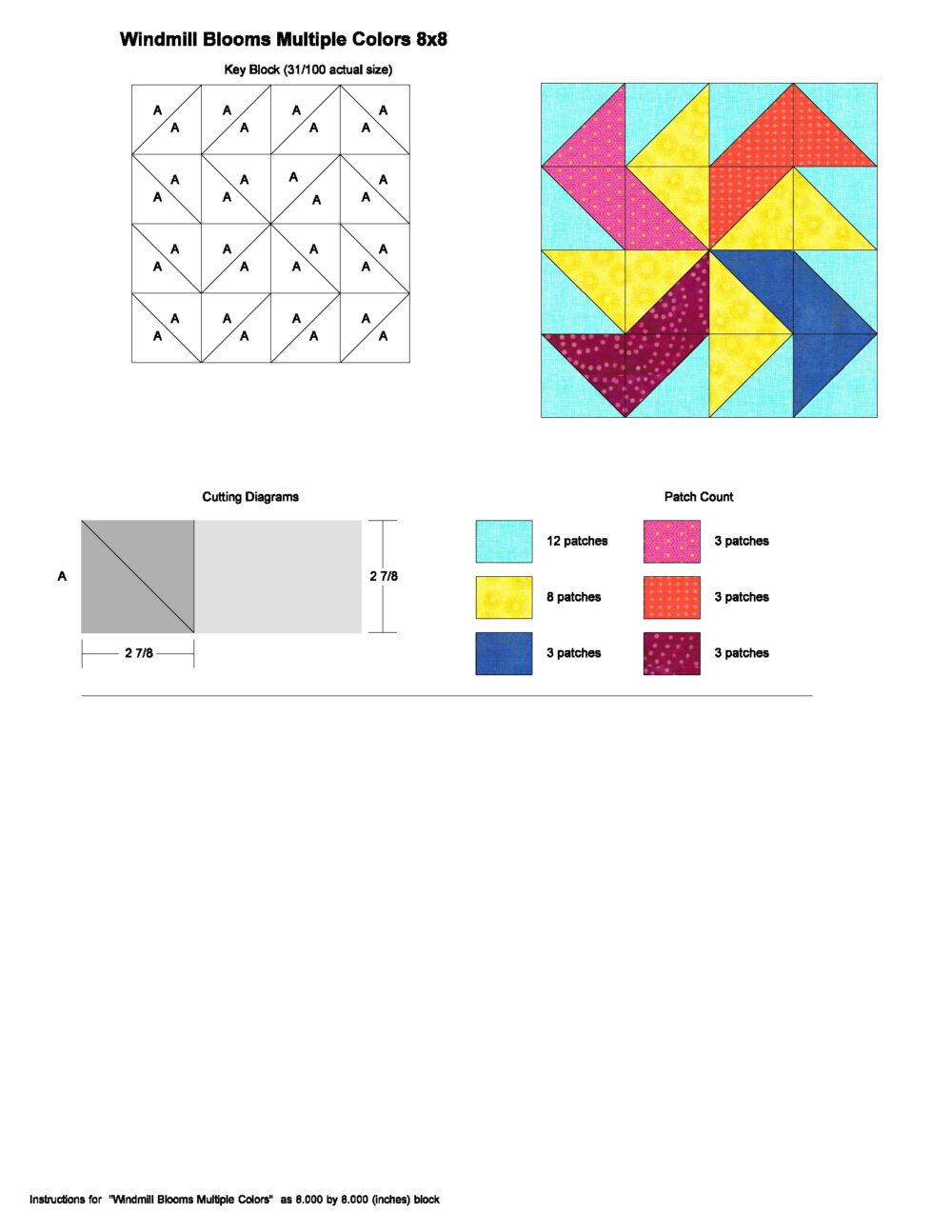 Windmill Blooms Quilt Pattern - Image 6