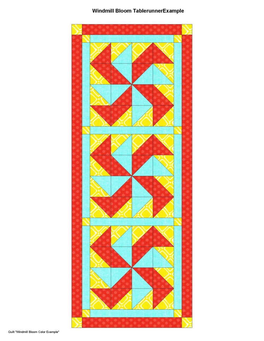Windmill Bloom Quilt Block - Image 2