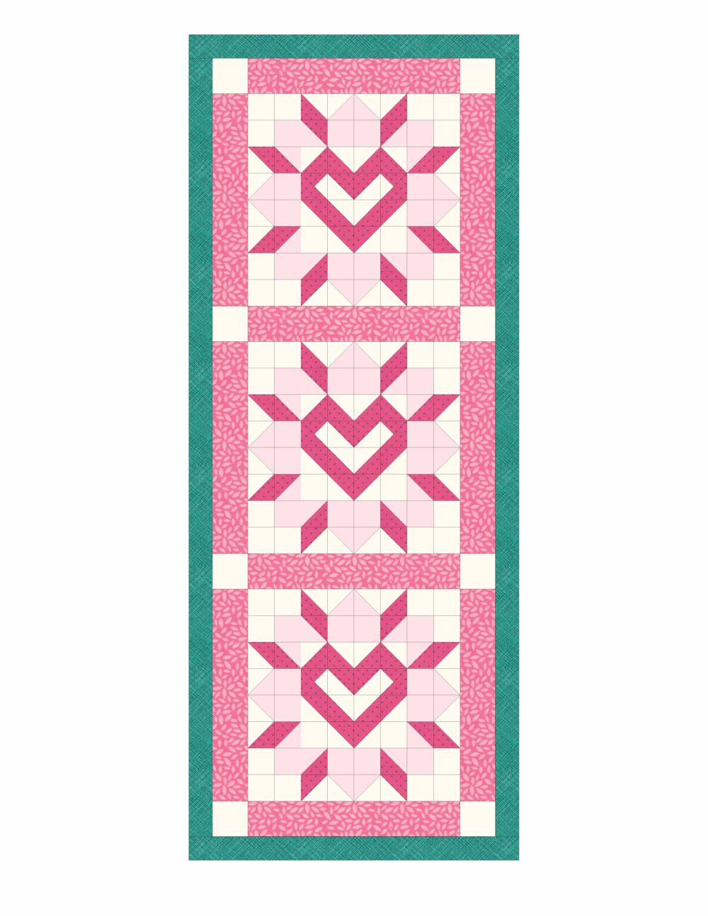 Heartburst Quilt and Quilt Block Pattern - PDF Download - Image 3