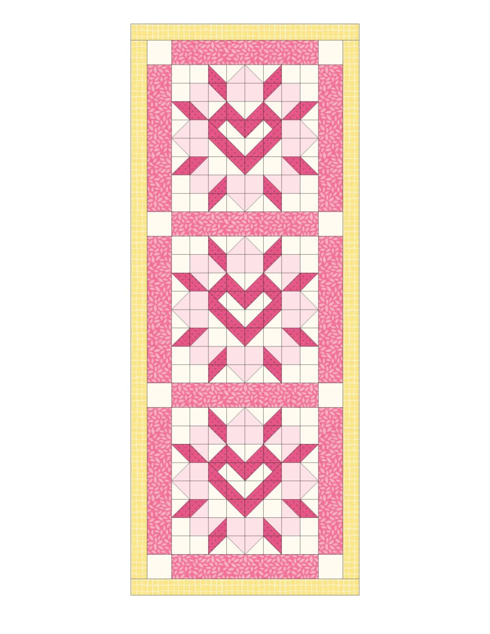 Heartburst Quilt and Quilt Block Pattern - PDF Download - Image 4