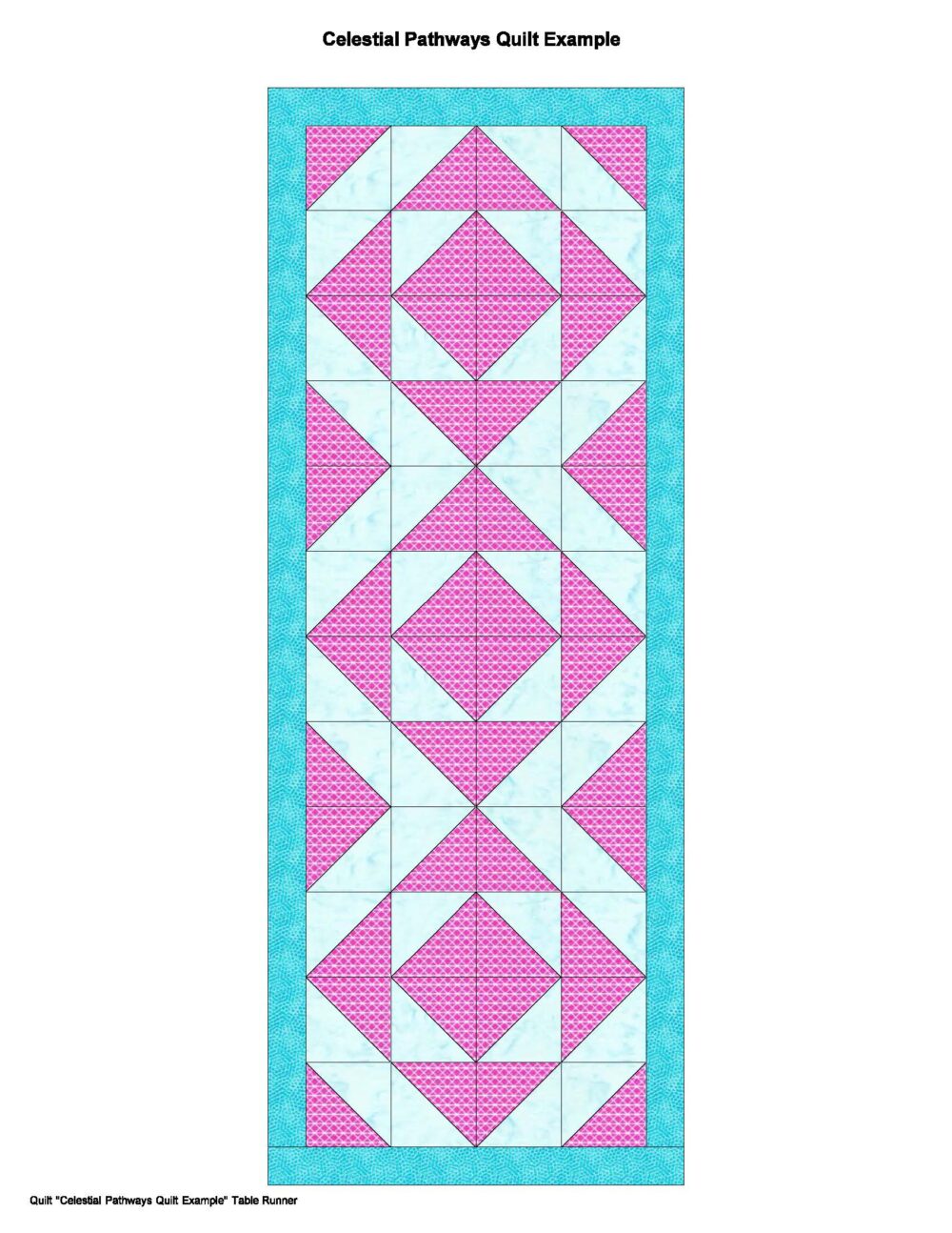 Twilight Tunnel / Celestial Pathways Quilt Block and Quilt Examples - Image 3