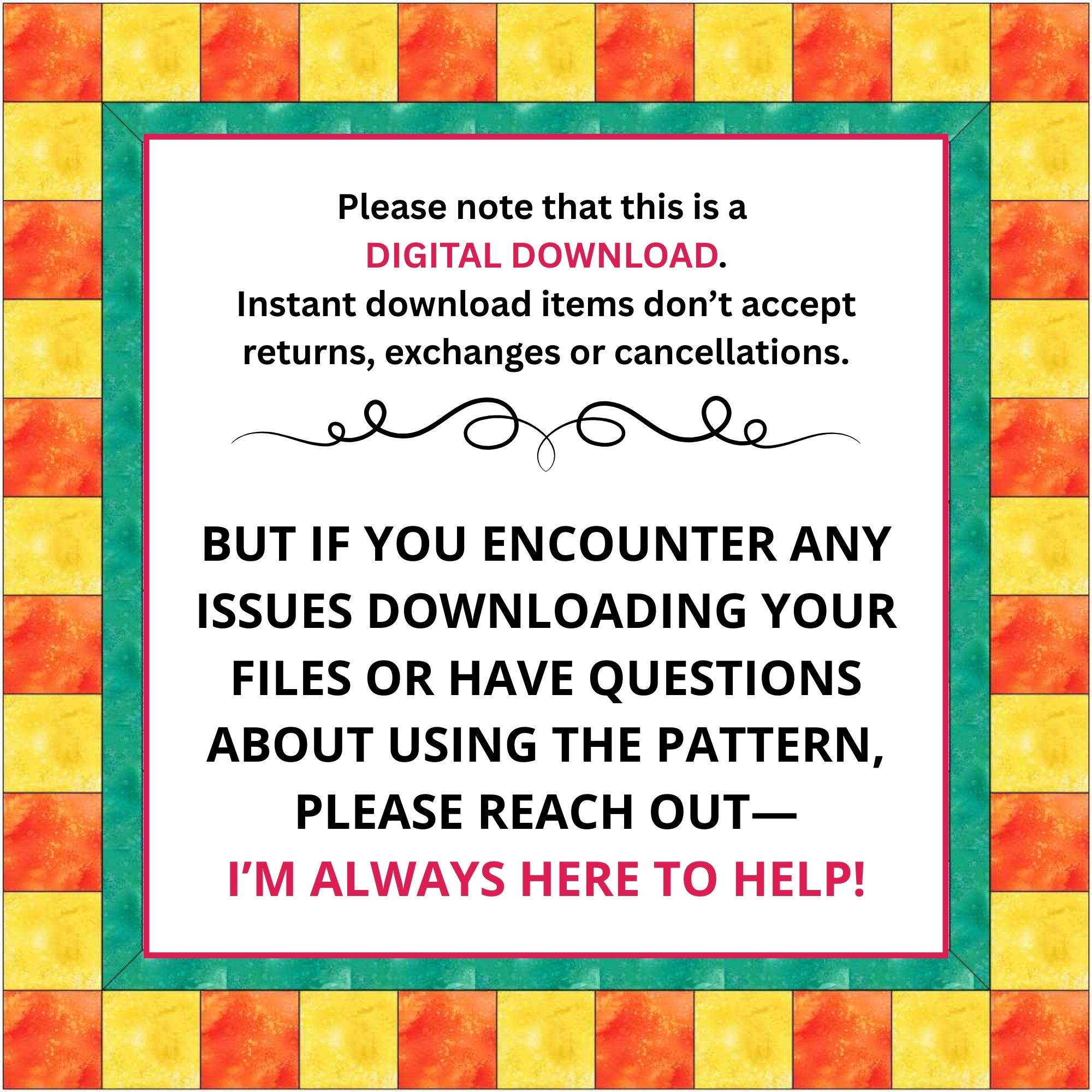 Quilt Block Pattern Daffodils Delight - Image 9