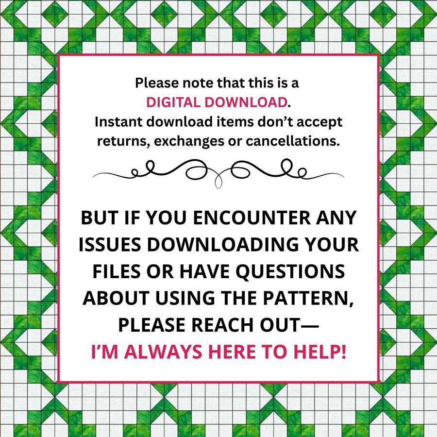 Quilt Block Pattern Garden Medallion - Image 10