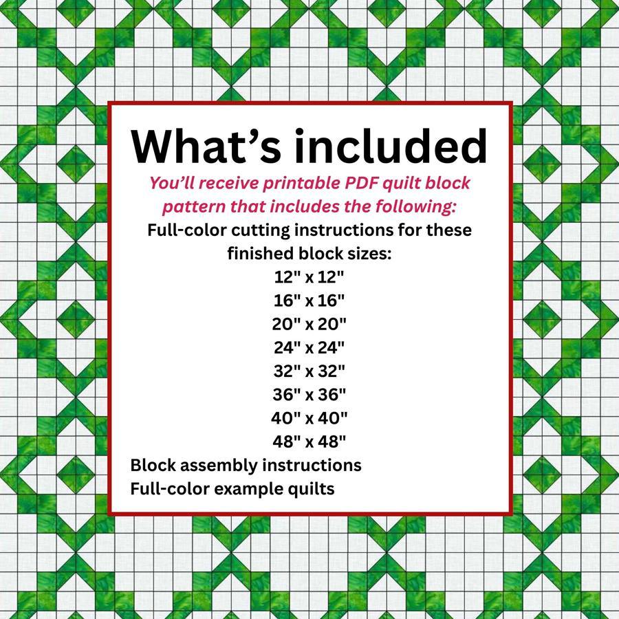 Quilt Block Pattern Garden Medallion - Image 9