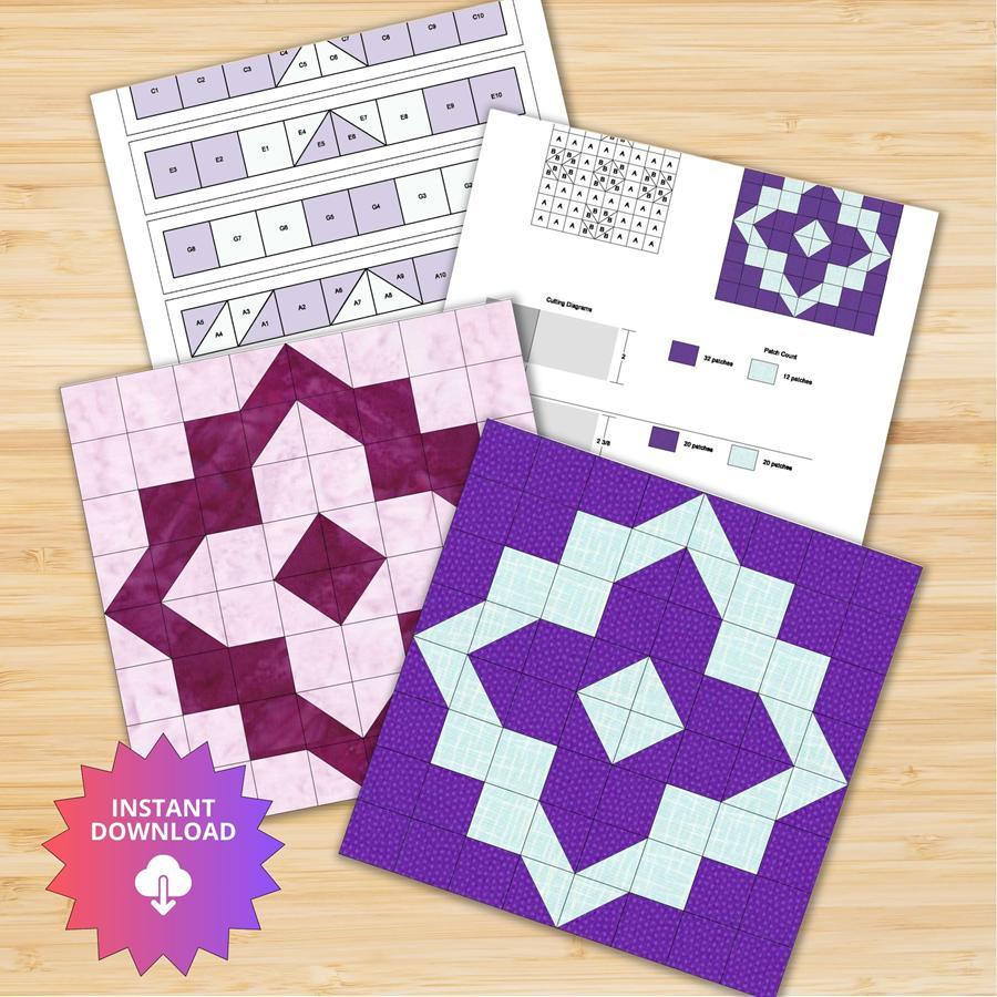 Quilt Block Pattern Garden Medallion - Image 8