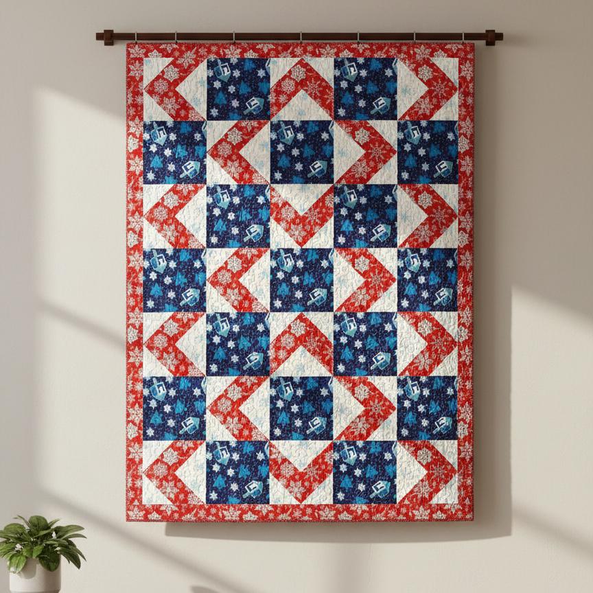 Quilt Pattern Holiday Puzzle in 4 sizes - Image 2