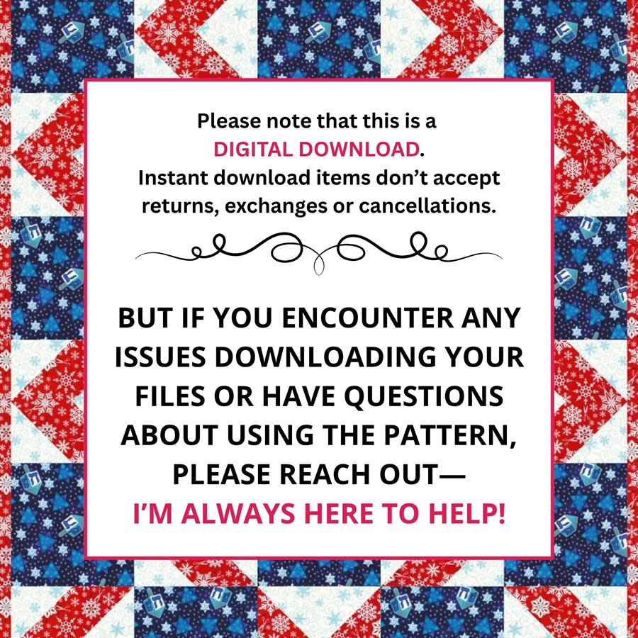 Quilt Pattern Holiday Puzzle in 4 sizes - Image 9