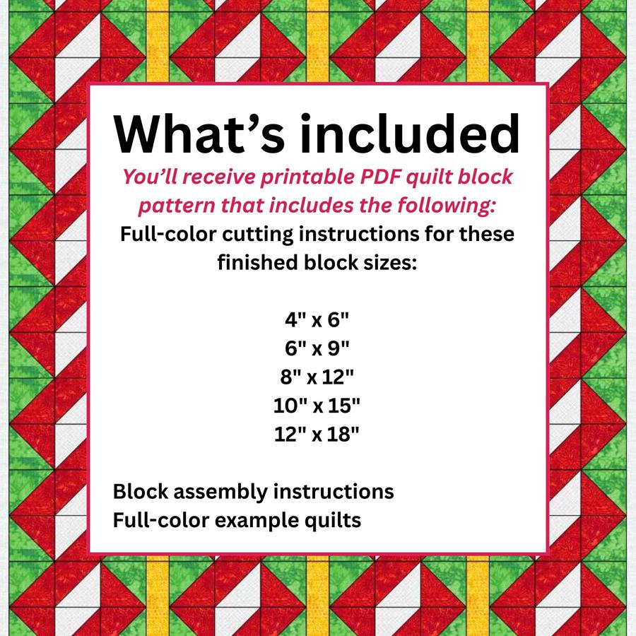 Quilt Block Pattern Intertwined Paths - Image 7