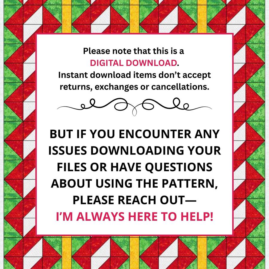 Quilt Block Pattern Intertwined Paths - Image 8