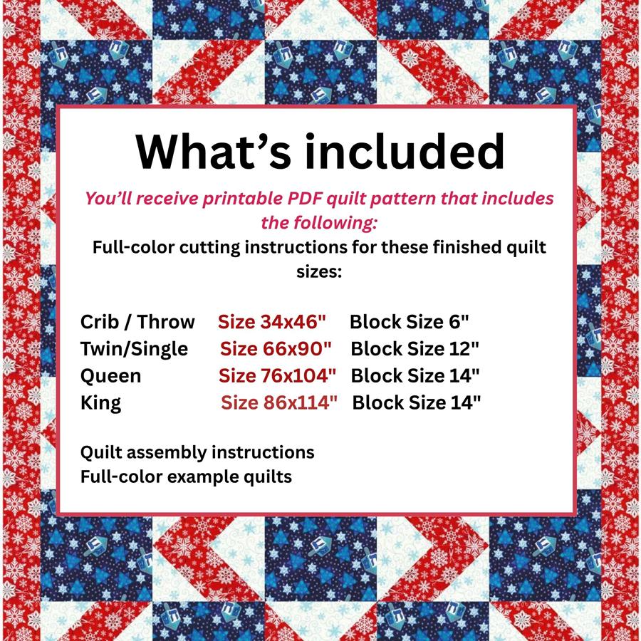 Quilt Pattern Holiday Puzzle in 4 sizes - Image 8