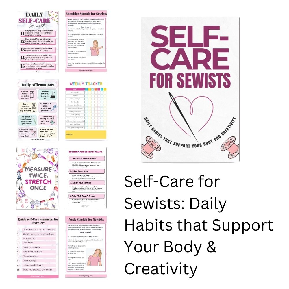 Self-Care for Sewists: Daily Habits that Support Your Body & Creativity