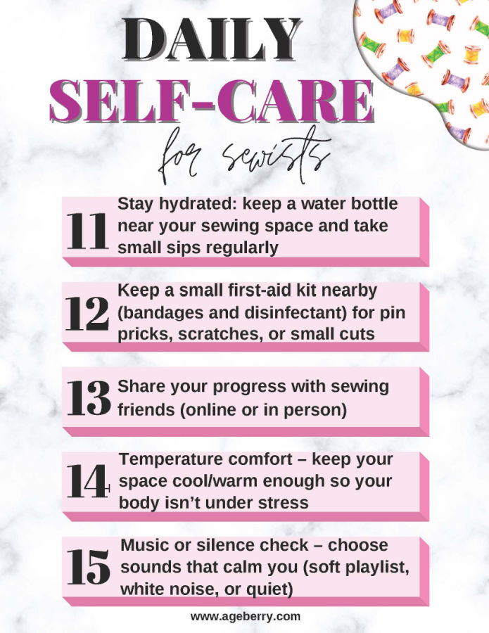 Self-Care for Sewists: Daily Habits that Support Your Body & Creativity - Image 3