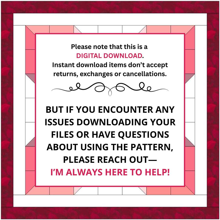 Quilt Block Pattern Shadowbox Charm - Image 8