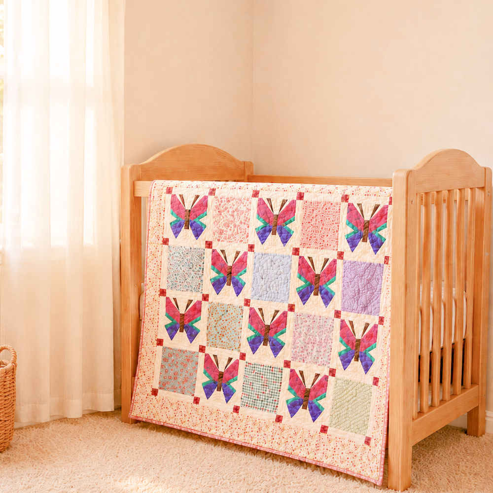 Butterfly Foundation Paper Piecing Pattern – Beginner-Friendly Quilt Block - Image 3