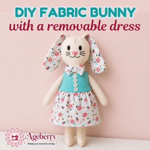 DIY Bunny with a Removable Dress