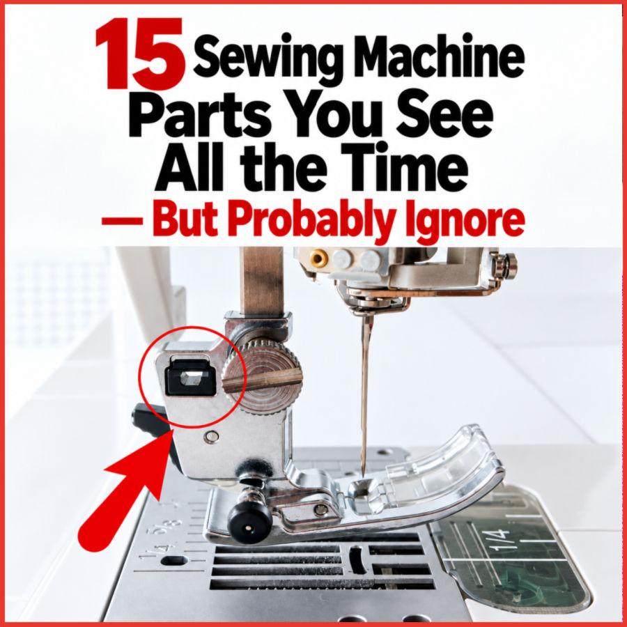 15 Sewing Machine Parts You See All the Time — But Probably Ignore