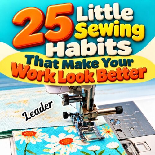 25 Little Sewing Habits That Make Your Work Look Better